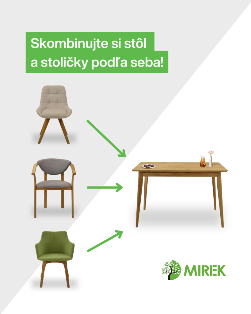 Stoly a stoličky do jedálne